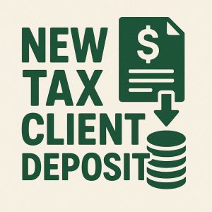 New Tax Client Deposit