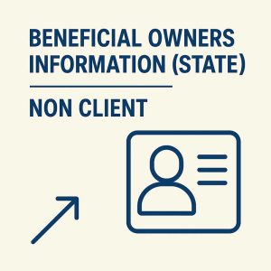 Beneficial Owners Information (State) – Non Client